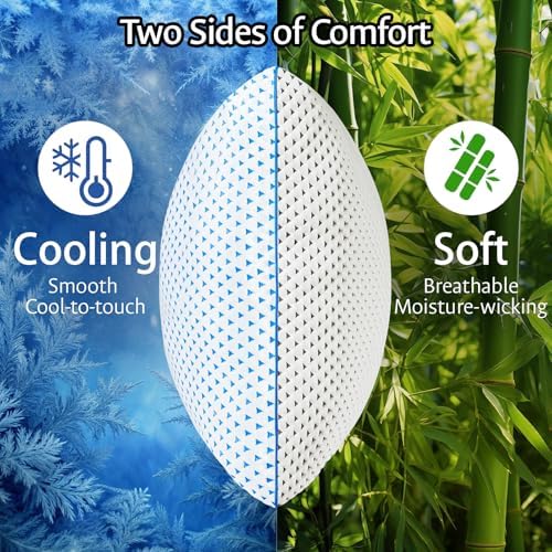Adjustable Cooling Gel Shredded Memory Foam Pillow King Size - Image 3
