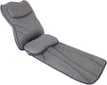 Extra Long Thick Full Body Bath Pillow for Tub with Lumbar Pillow- Luxury 4D Air Mesh Bathtub Pillow with Head, Shoulder & Back Support, Non-Slip Bath Cushion with Suction Cups, Fits All Tubs-Gray