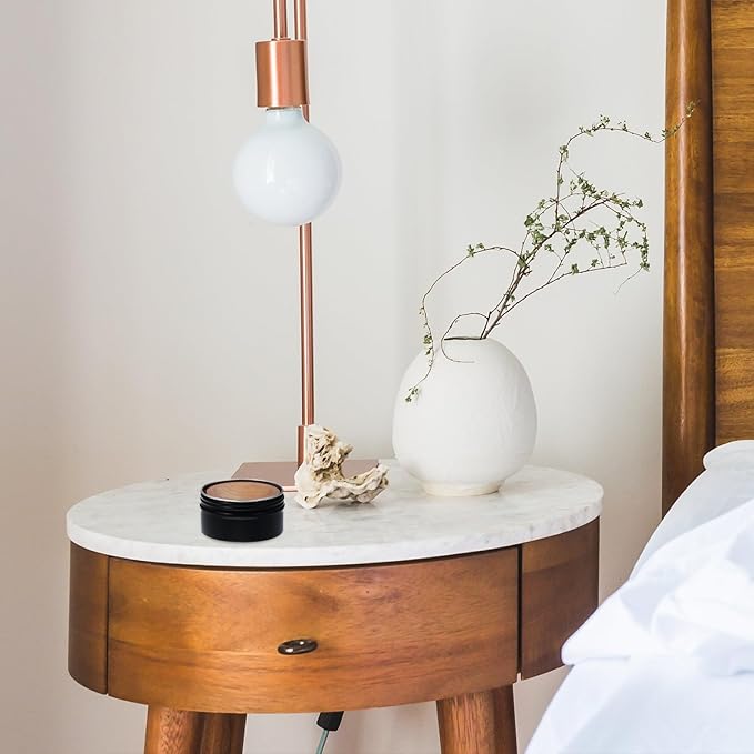 Premium Wooden Essential Oil Diffuser Aroma Stand for Home and Office Natural Cherry Wood Desktop Diffuser with Safe Fragrance for Bedroom Meditation Yoga Car Use