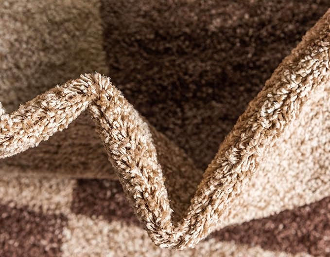 Unique Loom Autumn Collection Area Rug - Providence (2' x 6' 1" Runner, Light Brown/ Beige)