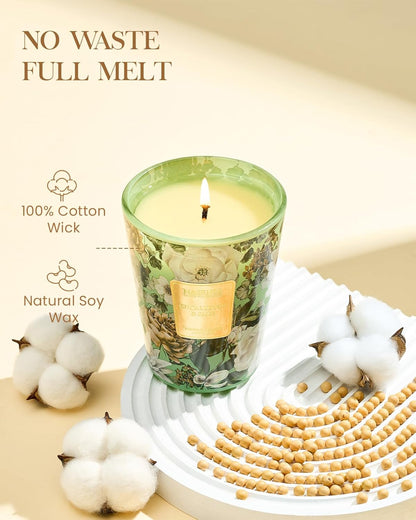 M&SENSE Eucalyptus Sage Scented Candle, 35oz 150H Long Lasting, 3-Wick Natural Soy Candles Aromatherapy Relaxing Sleep, Home Fragrance Housewarming Gifts