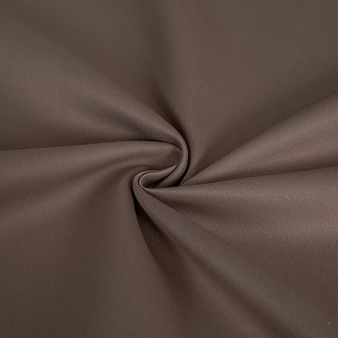 Blackout Curtains 96 Inches Long 2 Panels Set, Khaki Curtains Thermal Insulated Room Darkening Drapes for Bedroom, Rod Pocket Light Blocking Drapes Living Room Windows(52W × 96L, Khaki)