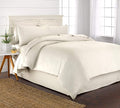 King Duvet Cover by Pure Bamboo, 3 Piece Set, Genuine 100% Organic Viscose Derived from Bamboo, Luxuriously Soft and Cooling, 2 Pillowcases (King, Ivory)