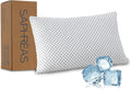 SAPHREAS Cooling Bed Pillows Queen for Sleeping, Luxury Hotel Shredded Memory Foam Pillows for Side Back Stomach Sleepers, Cool Firm Pillow for Neck Support