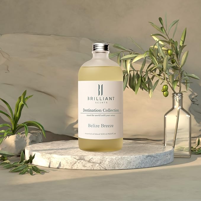 Brilliant Scents Belize Breeze Scent | Blood Orange, Lemon Peel, Nutmeg | Inspired by: Confidante Hotel | Luxury Home & Business Scent | Fragrance Oil | 500ML