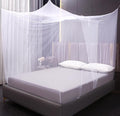 Mengersi Mosquito Net for Bed Canopy,One Side Opening Canopy Netting Bed Drapes for Camping Home Outdoor Travel Dormitory,Queen