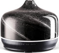 Porseme 500ml Glass Essential Oil Diffuser Aromatherapy Ultrasonic Cool Mist Humidifier 15-21 Running Hours Waterless Auto-Off Air Diffusers for Sleeping Yoga Office Working Spa and Rest (Obsidian)