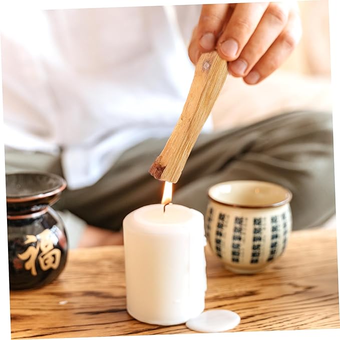 Natural Holy Wood Incense Sticks Aromatherapy Smudge Sticks for Meditation Relaxation and Home Fragrance with Calming Burn Experience