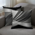 2pcs Modern Abstract Decorative Throw Pillow Cover, Contemporary Home Decor by Unknown