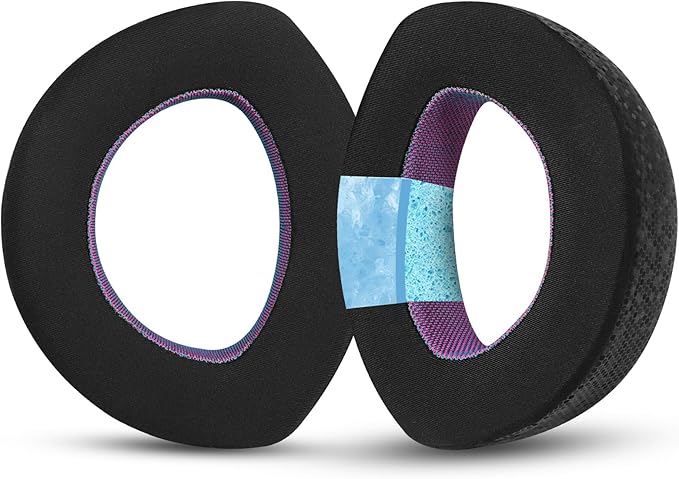 Magic Ice Gel Replacement Earpads for SENNHEISER HD700 - Black/Purple Comfort and Durability