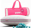 IWS I WANNA SLEEP Adjustable Cooling Pillow, Neck Support, Bed Pillows for Sleeping, Gel Cross Cut Memory Foam, Side Sleepers, Snow® Pillow (1, King (U.S. Standard))