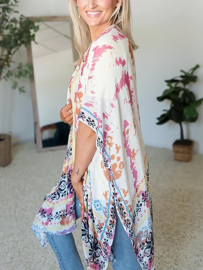 Moss Rose Women Summer Bikini Kimono Bathing Suit Cover Ups for Swimwear