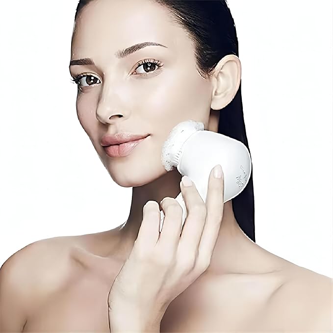 Mia 2 Sonic Facial Cleansing Brush - Electric Face Exfoliator for Deep Clean & Pore Cleansing, Waterproof & Rechargeable – Pink