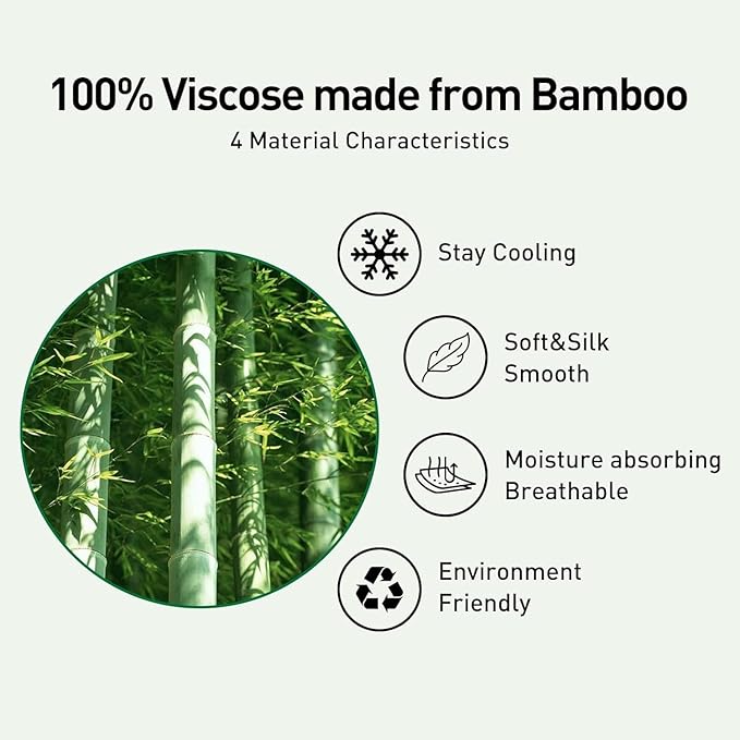 100% Viscose Made from Bamboo Comforter, Soft Lightweight King Size Summer Cooling Comforter Down Alternative Duvet Insert ，8 Corner Tabs, （White-Summer，102x90）