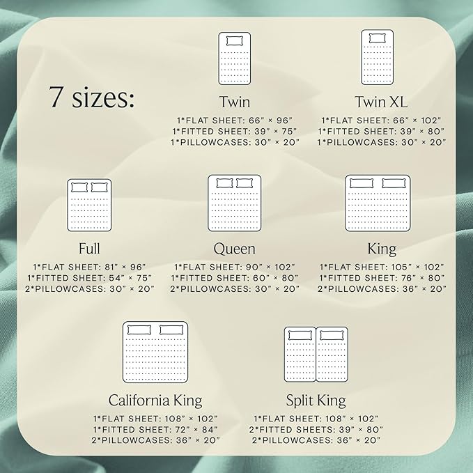 LuxClub 4 PC California King Sheet Set, Deep Pockets Wrinkle Free Cooling Bed Sheets Hotel Bedding for Women, Men, Includes 1 Fitted Sheet, 1 Flat Sheet and 2 Pillowcases-Light Teal