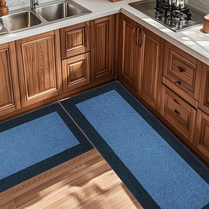 Machine Washable Runner Rug 24" x 70", Non Slip Kitchen Mat for Floor, Absorbent Entryway Rug for Kitchen, Bedroom, Hallway, Bathroom, Door (Roll Packing)