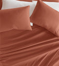 Linen Market Bed Sheets for Full Size Bed (Clay) - Sleep Better Than Ever with These Soft and Cooling Full Sheets - Deep Pocket Fits 16" Thick Beds - 4 Piece Full Sheet Set