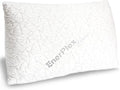 EnerPlex Queen Size Memory Foam Pillows - Pack of 1 - Adjustable Fill for Sleeping w/Extra Stuffing - Machine Washable Firm Cushioning