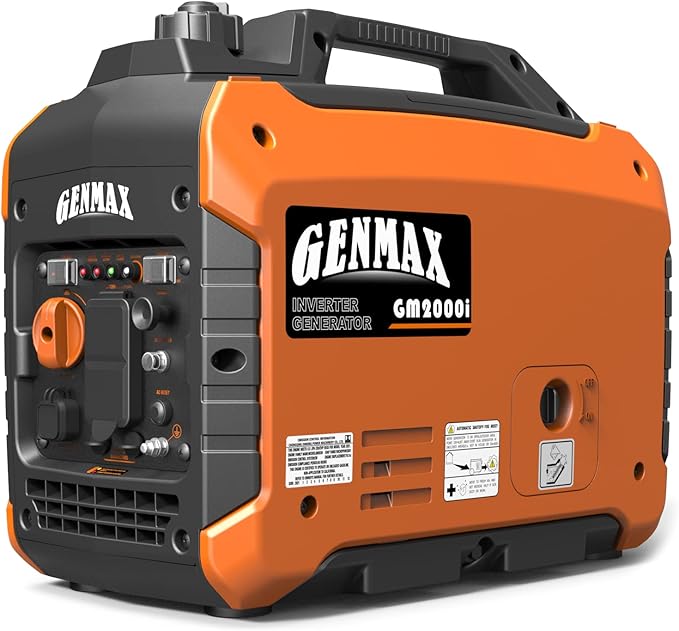 GENMAX Generator，EPA Compliant, Eco-Mode Feature, Ultra Lightweight for Backup Home Use & Camping
