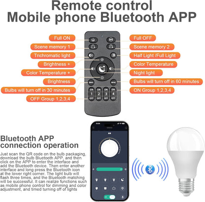 Bright Smart Floor Lamp with Remote Control and Bluetooth Dimming,Living Room Couch Corner Bedroom Office Library Study Reading Standing Lights, Adjustable Black Rustic Vintage Industrial Home Decor