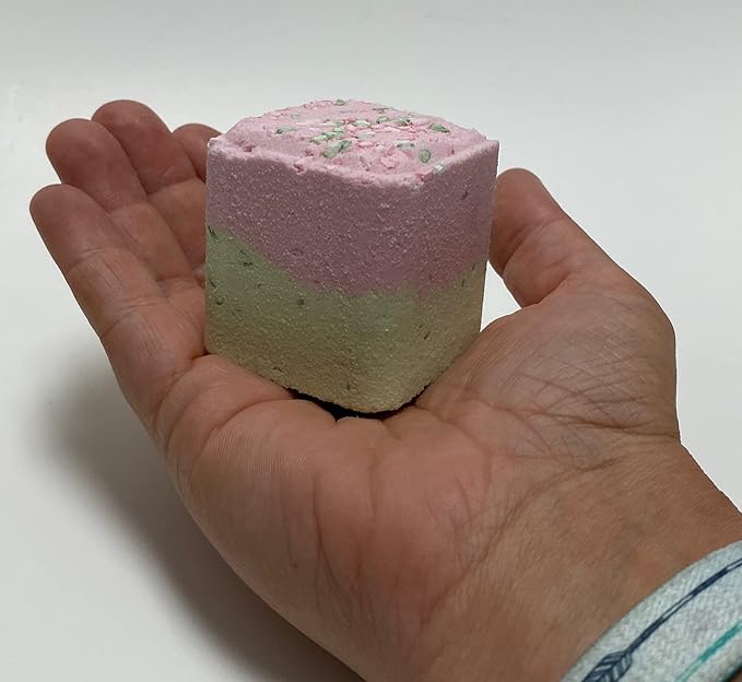 February Birthstone Amethyst 3 Piece Gift Set All Natural Bar Soap, Bath Bomb, Shower Steamer Made in USA Palm Oil Free