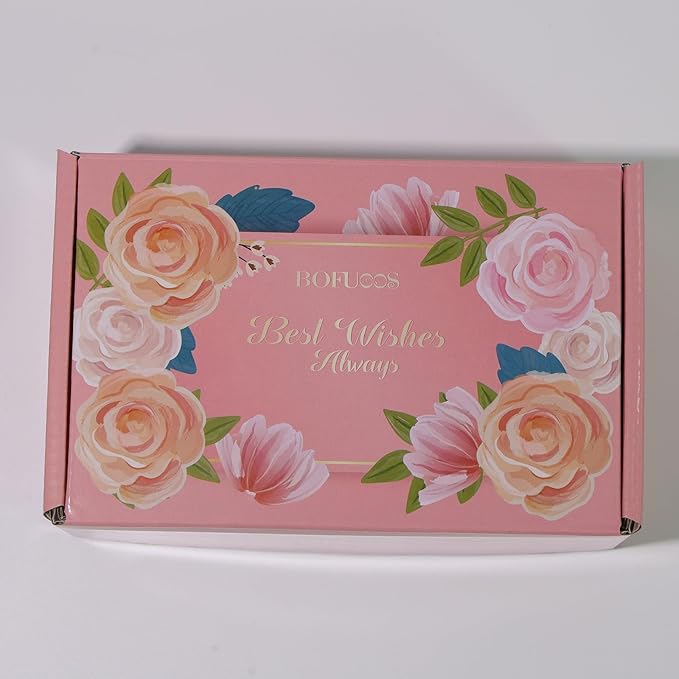 Christmas Gifts for Women - Stocking Stuffers for Women, Luxurious Self Care Relaxation, White Elephant, Birthday, Valentines Day Gift Ideas for Her, Wife, Mom, Unique Pink Beauty Gift Set