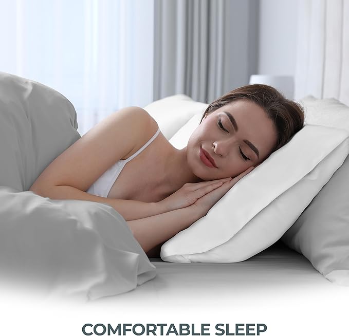 Pillow Covers by Utopia Bedding - Queen Size 24-Pack – Soft Brushed Microfiber – Perfect for Hospitals, Hotels, Guest Rooms – Oeko-TEX Certified, 20x30 Inches (White)