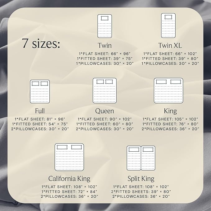 LuxClub 4 PC Queen Sheet Set, Deep Pockets Wrinkle Free Cooling Bed Sheets Hotel Bedding for Women, Men, Includes 1 Fitted Sheet, 1 Flat Sheet and 2 Pillowcases-Soft Light Grey