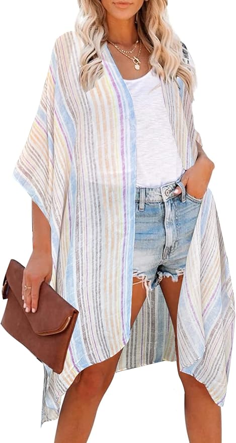Moss Rose Women Summer Bikini Kimono Bathing Suit Cover Ups for Swimwear