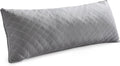 Leeden Body Pillow for Adults - Premium Grey Firm Fluffy Long Pillows - 21 x 54 Soft Plush Full Body Pillows - Adjustable Side Pillow for Sleeping