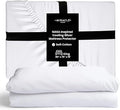 Miracle Made Mattress Protector – Silver-Infused Cotton Fabric – Water-Resistant, Thermoregulating Cover for Sensitive Skin – Compatible with 3-Temperature Zone Comforter, King, White