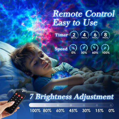 Galaxy Projector for Bedroom Adults, 15 Color+15 White Noise Star Projector Galaxy Light Projector for Bedroom, Bluetooth Star Lights for Ceiling Projector,LED Projector Lights