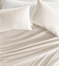 Linen Market Bed Sheets for California King Size Bed (Ivory) - Sleep Better Than Ever with These Soft and Cooling California King Sheets - Deep Pocket Fits 16" Thick Beds - 4 Piece Cal King Sheet Set