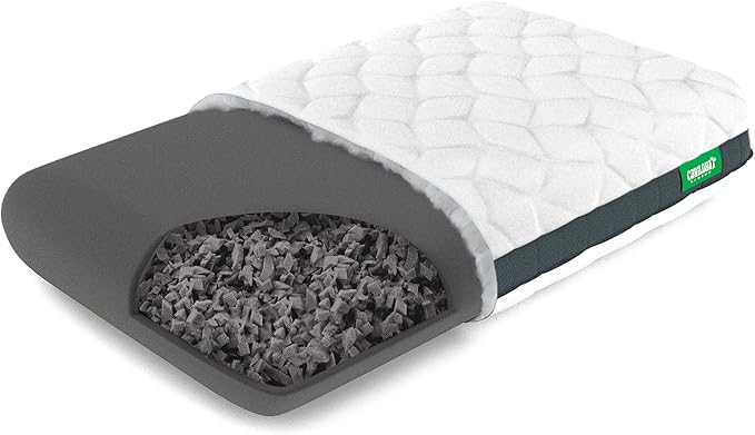 Cariloha Universal & Adjustable Flex Pillow | White | King | 38"x20" | Viscose Material | Naturally breathable, Hypoallergenic, and Moisture wicking