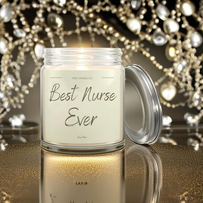 1OAK Vanilla Scented Nurse Candle - Best Nurse Gifts for Women, Men - RN Graduation Gift