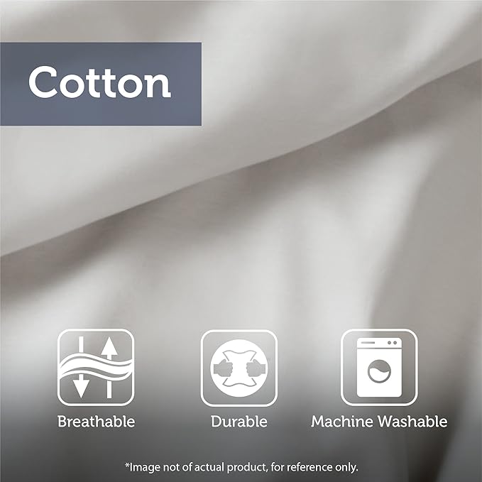 Madison Park Essentials Twin Comforter Set, Bed in a Bag Twin, Watercolor Print Coastal Comforter & Chambray Cotton Sheet Set, All Season Bedding Set, Saben, Aqua Twin (68 in x 86 in) 7 Piece