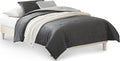 UGG Twin Comforter Set 4 Piece Bed in a Bag with Throw Blanket, Decorative Pillow Sham and Reversible Comforter Hypoallergenic Washable College Dorm Bedding, Twin XL, Grey (Remina)