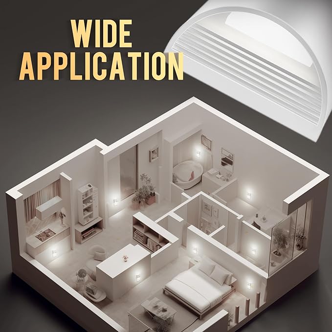 DORESshop LED Night Light[2 Pack], Night Lights Plug into Wall, 3 Level Brightness Adjustable Plug in Night Light, Dusk to Dawn Sensor Nightlights for Adults,Bedroom,Bathroom,Hallway,5000K White Cover