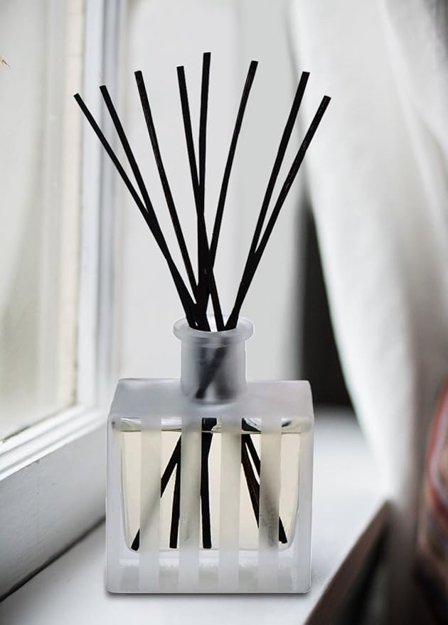 LOVSPA Reed Diffuser Set, French Lavender Scented Oil Diffuser with Sticks, Home Fragrance Accessories for Bathroom Shelf Decor, Aroma Diffusers for Home or Office Desk, USA Made
