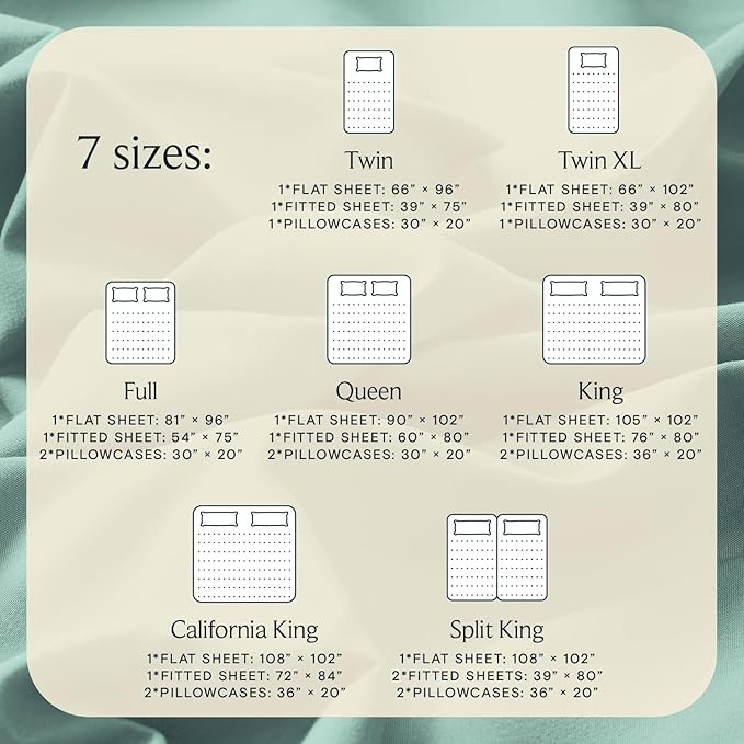 LuxClub 5 PC Split King Sheet Set, Deep Pockets Wrinkle Free Cooling Bed Sheets Hotel Bedding for Women, Men, Includes 2 Fitted Sheet, 1 Flat Sheet and 2 PillowcasesSoft Light Teal