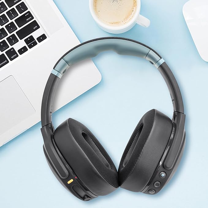 GEVO Ear Pads Replacement for Skullcandy Hesh 3 Hesh EVO Hesh ANC Headphone, Earpads Cushions for Crusher Wireless Crusher Evo Crusher ANC Headset with Protein Leather Memory Foam (Cooling-Gel)