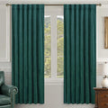 LAMIT Teal Velvet Curtains 72 Inch Length for Living Room, Soft Thermal Insulated Panels Room Darkeing Back Tab and Rod Pocket Christmas Drapes for Bedroom/Party/Hotel Hall, 2 Panels, 52 x 72 Inch