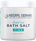 Dead Sea Salt Fine Grain Bath Soak 21 oz – Natural Mineral Body Soak