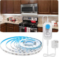 Motion Sensor LED Strip Light - Cabinet Strip Lights with 24W Plug, Dimmer and Timing, 9.84ft 3000K WarmWhite
