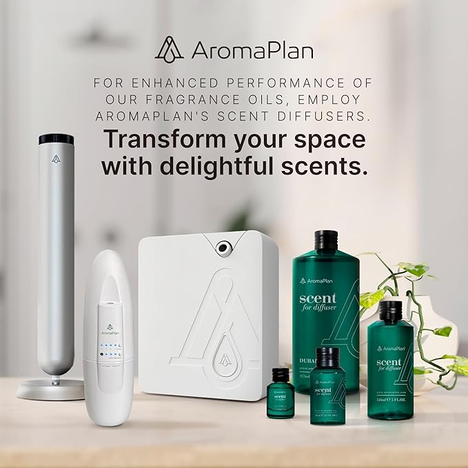 AromaPlan Hotel Scents Vanilla Birch 5 Fl Oz (2 Pack), Luxury Aroma & Hotel Fragrance Diffuser Oil- Hotel Diffuser Oil for Aromatherapy- USA Made, Bigger Bottle, Bolder Aroma & Longer Lasting