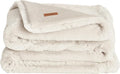 UnHide Marshmallow - Faux Fur Blanket - Heavy Weight, Extra Soft Blanket - Made from Recycled Materials - Machine Washable - Small (50" x 60") - Snow White
