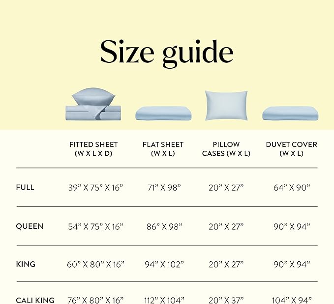 Miracle Made Extra Luxe Soft Cooling Pillowcase, 2-Piece Silver-Infused Cotton Fabric – Lightweight, Thermoregulating, Breathable Cover for Sensitive Skin, King/Cali King Size, Sky Blue