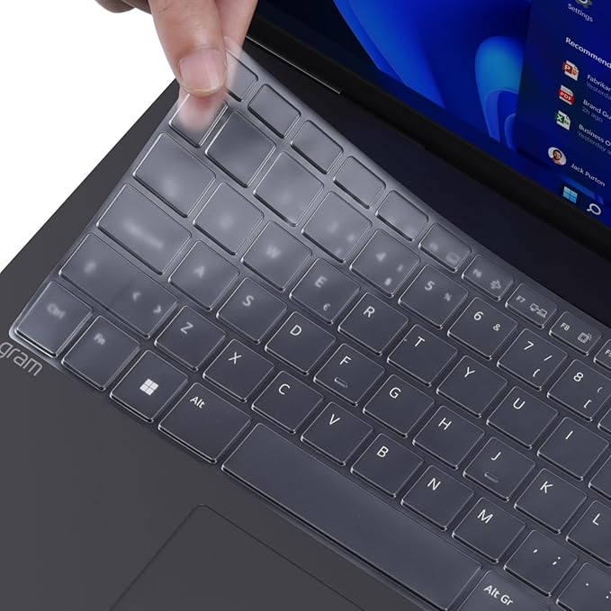 Keyboard Cover for 16" LG Gram 16Z90TP 16Z90T 16Z90S 16Z90SP 16T90SP 16Z90Q 16Z90P 16Z90R 16T90R 16Z90RS 16T90Q 16T90P Laptop, LG Gram 16 Pro Keyboard Skin Protector - TPU