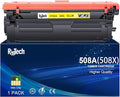 508A Yellow Toner Cartridge, Replacement Compatible for HP M553 508 A 508X CF362A CF362X for Color Enterprise M553dn M553n M553x MFP M577 M577z M577dn M577f M577c Printer (1-Pack)
