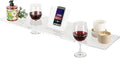 32" Supreme Plus- Luxury Bathtub Caddy - 3/8" Thick, Clear Bath Tub Tray Table for 1 or 2 Bathers, Acrylic Bath Tray Bathtub Caddy- Book, iPad and 2 Wine Glass Holders (32")